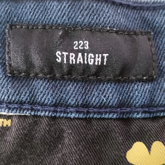 Guinness x Lucky Brand 223 Straight Leg Jeans Mens 33x32 Dark Wash Blue Denim - Picture 13 of 15